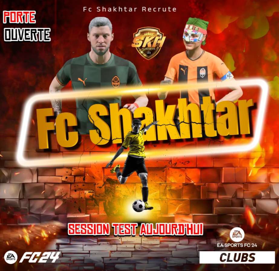 FC Shakhtar (@fc_shakhtarxbx) on Twitter photo Nous sommes en train de recruter pour tous les postes sauf GK, F/A sur VPG de préférence.
<a href="/EProLeague11v11/">EPro League</a> D2
<a href="/VPGFrance_/">VPG France</a> D1
@IFCFTournament
<a href="/EvanChevalier14/">SKH Broly61</a> <a href="/SKHMiniSrdd/">SKH MiniSrdd</a> <a href="/Svntaa/">SKH Santaa</a> @SKH_KayZeN <a href="/Kwaisse/">Dylan Kws</a> <a href="/Brinkooo/">DahBrinks ®️ 🇵🇹</a> @ScredJR Nous sommes en train de recruter pour tous les postes sauf GK, F/A sur VPG de préférence.
<a href="/EProLeague11v11/">EPro League</a> D2
<a href="/VPGFrance_/">VPG France</a> D1
@IFCFTournament
<a href="/EvanChevalier14/">SKH Broly61</a> <a href="/SKHMiniSrdd/">SKH MiniSrdd</a> <a href="/Svntaa/">SKH Santaa</a> @SKH_KayZeN <a href="/Kwaisse/">Dylan Kws</a> <a href="/Brinkooo/">DahBrinks ®️ 🇵🇹</a> @ScredJR