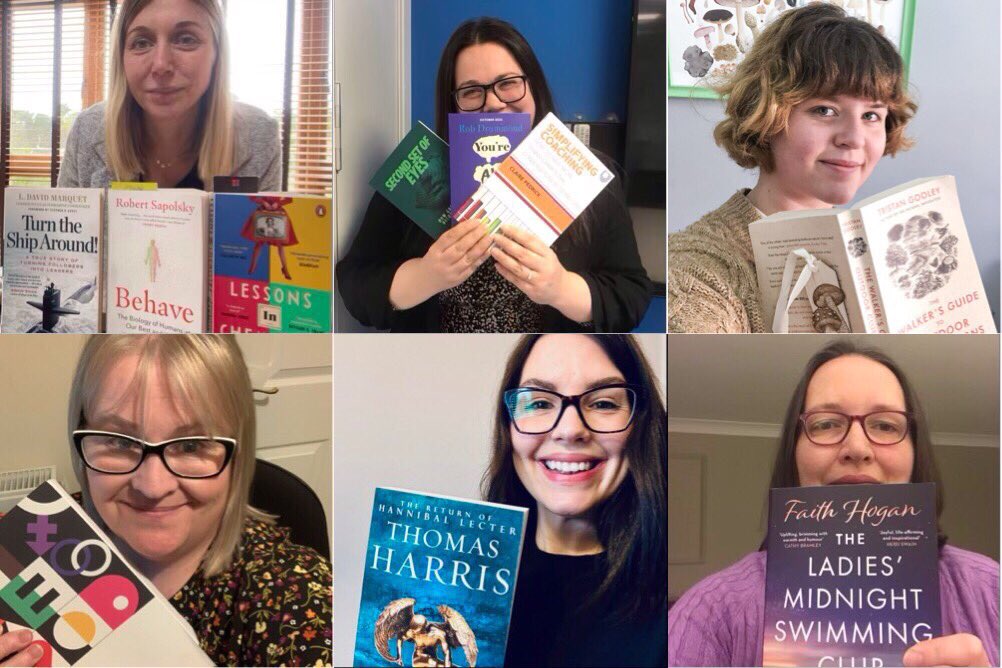 Happy @WorldBookDayUK from the @ATTInstitute team. Look what we are all reading at the moment - some are even reading more than one at a time. We hope you are having a great #WorldBookDay and enjoying time with a good book. #TransformingPD #TransformingLives