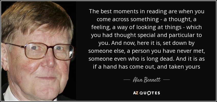 Happy World Book Day! 📙📖

Such a great quote and one of my favourites. 

Enjoy the rest of your day! 

#AlanBennett #book #happyworldbookday #books