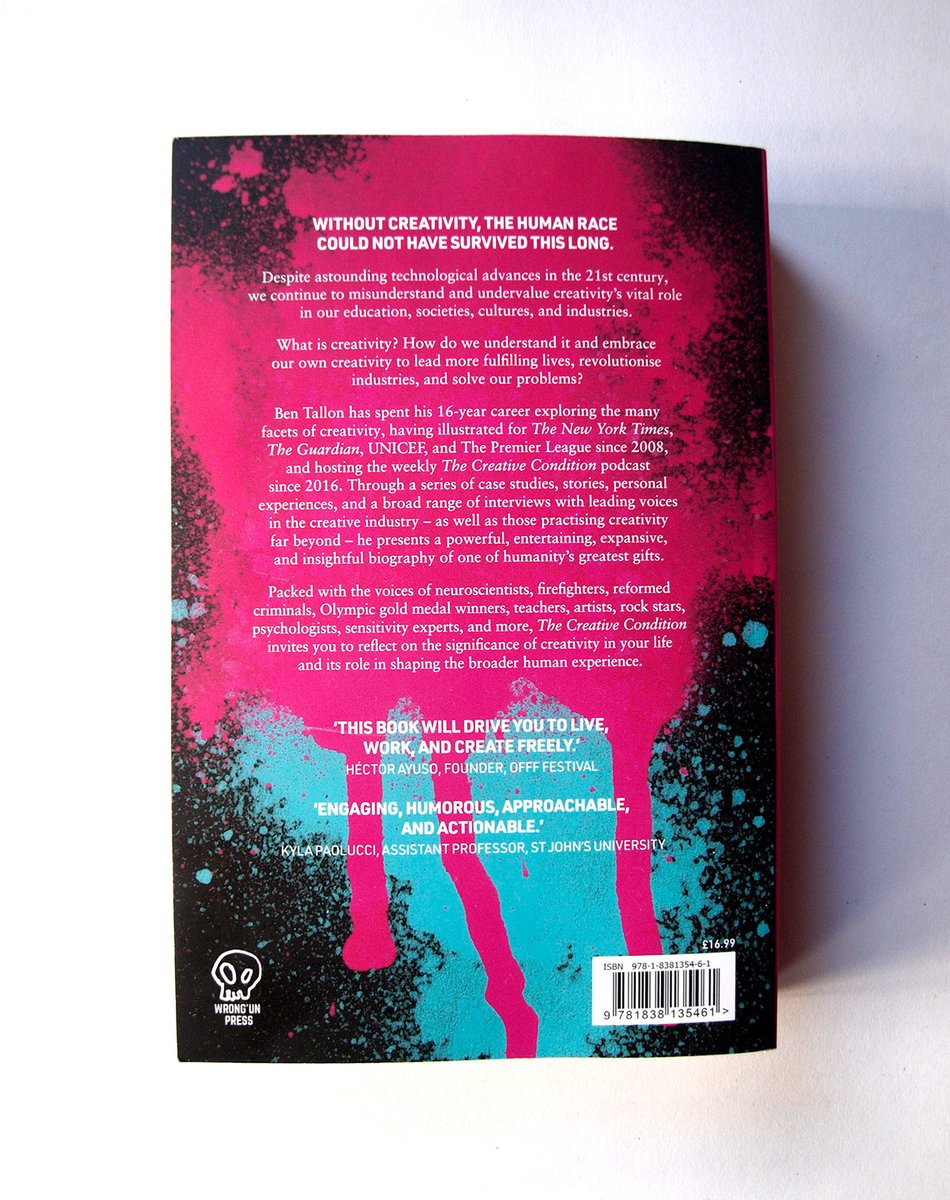 It's #WorldBookDay and you can now pre-order 'The Creative Condition.'

Out April 11th.

Signed paperbacks: 

bentallonwriter.com/shop/p/the-cre…

Ebook: 

amazon.co.uk/dp/B0CX9CJ72G?…