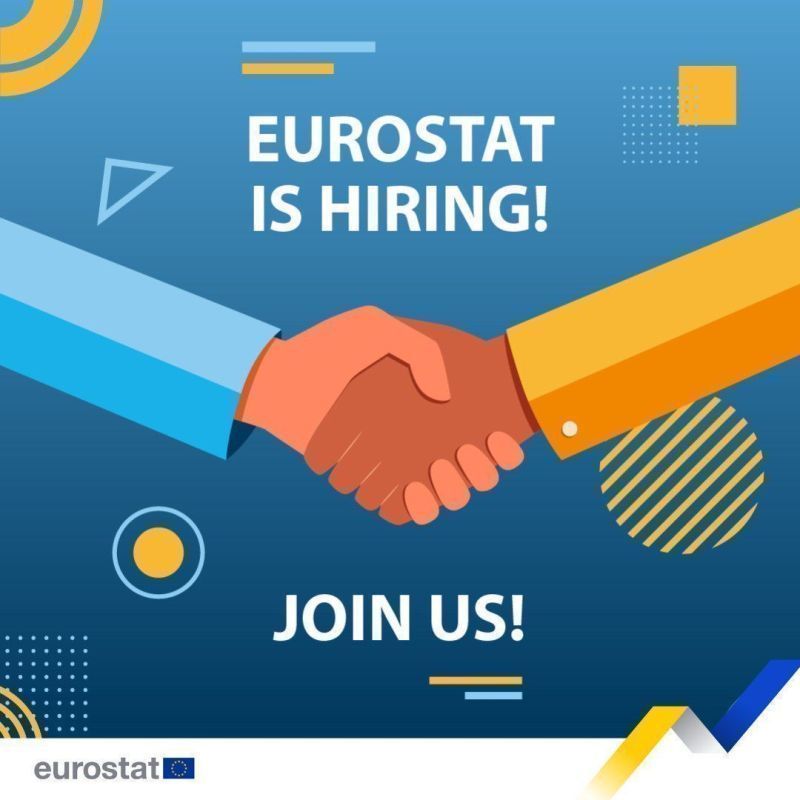 Eurostat is hiring❗
 
🔸 Statistical Assistant - Transport

⌛Application deadline: 22/03/2024, 12.00 CET
 
For more info on how to apply 👉 europa.eu/!6xkHfq