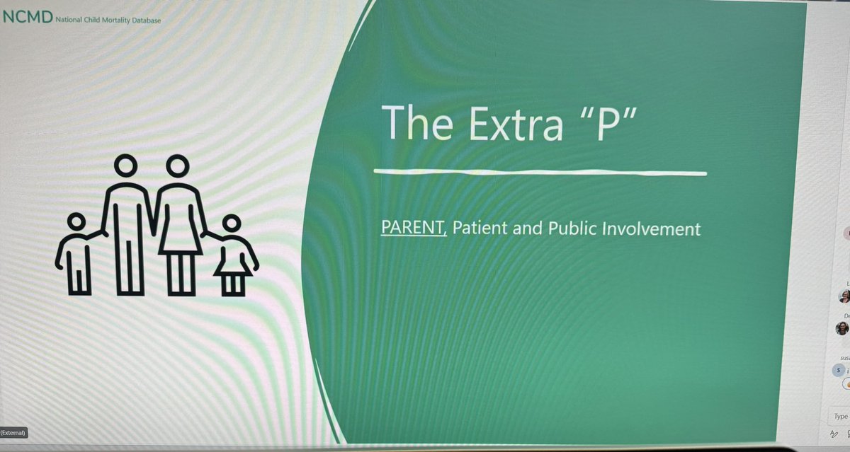 @HQIP @NCMD_England #HQIPserviceuser Great work from the National Child Mortality Database team. Adopt a highly flexible approach to the process of obtaining people’s stories. Sharing difficult life experience in a public domain is acknowledged as an incredibly brave thing to do