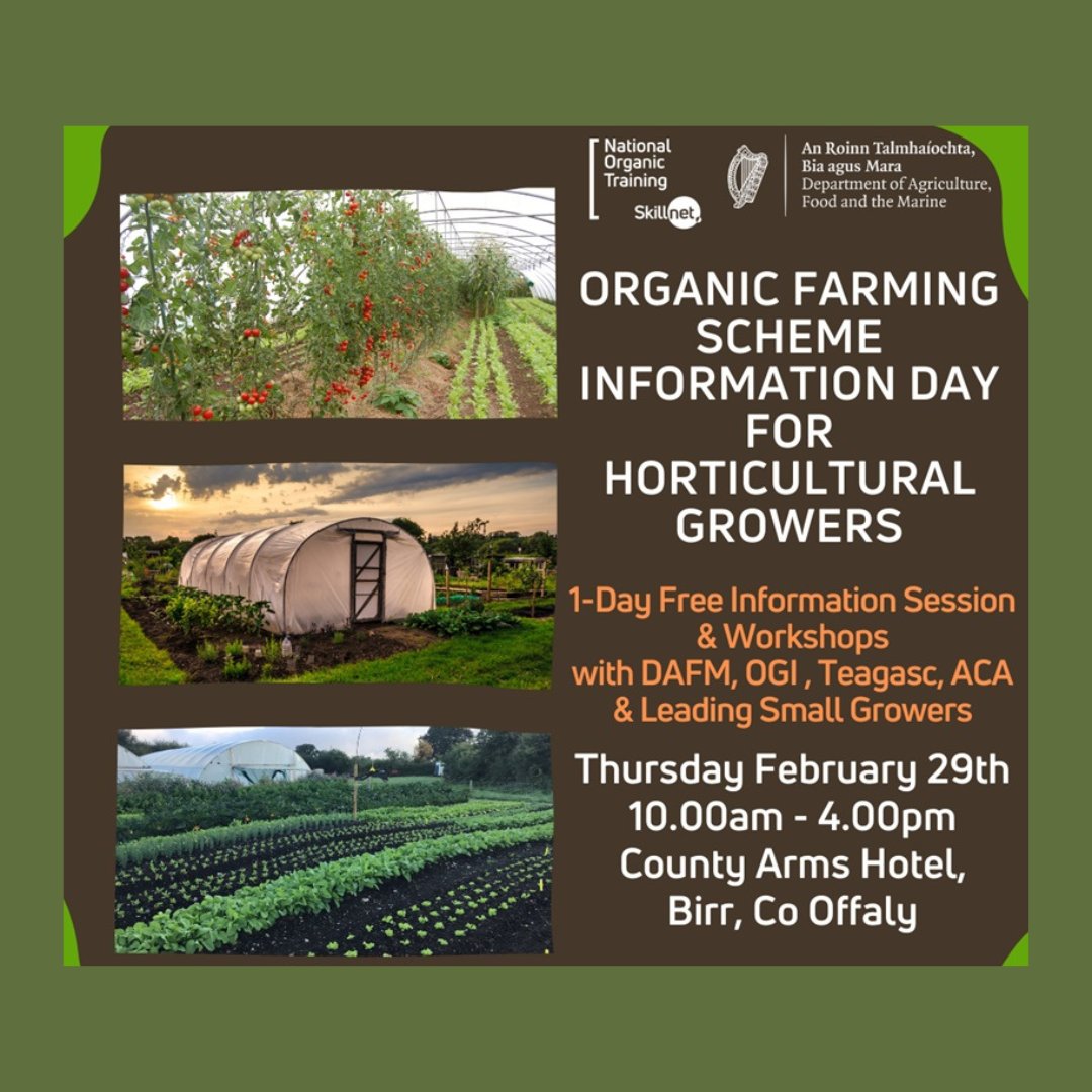 Presentations from last week's Organic Farming Scheme Info Day are now available. Watch video presentations here: vimeo.com/showcase/11015… & slide presentations on our website here: organicgrowersireland.ie/resources/ @agriculture_ie @Bordbia @TeagascOrganics @NatOrgSkill #organichorticulture