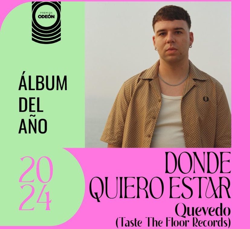 ⭐️“Donde Quiero Estar” gana la categoría a Album Del Año en los #PremiosOdeon2024