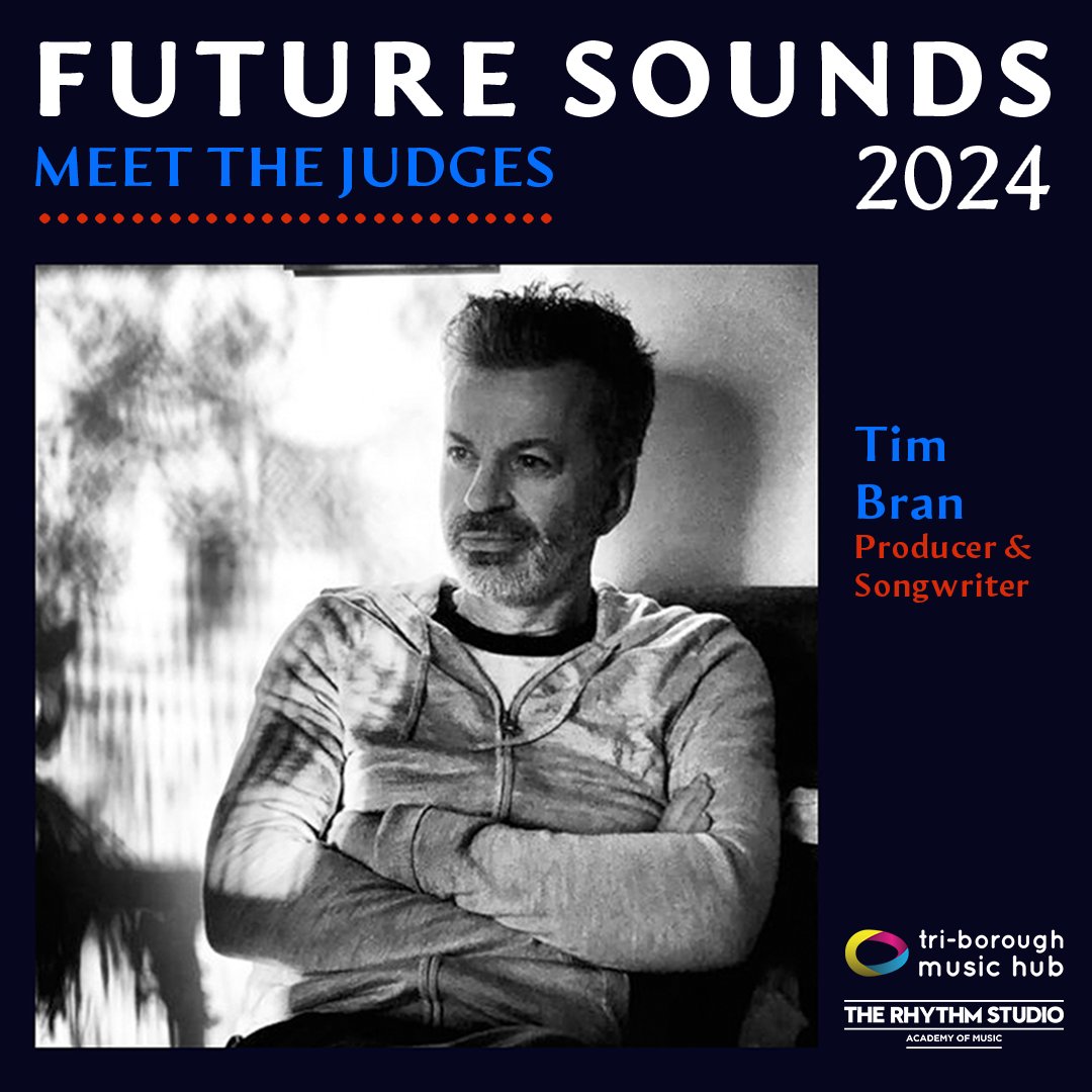 Future Sounds Final 2024 - Judge Announcement! @TimBran is a record producer, mixer and writer who has worked with the likes of London Grammar, Birdy, Aurora, Rae Morris, KT Tunstall, Halsey, The Verve, La Roux and Dreadzone. Tickets 20th March: tinyurl.com/fsfinal24