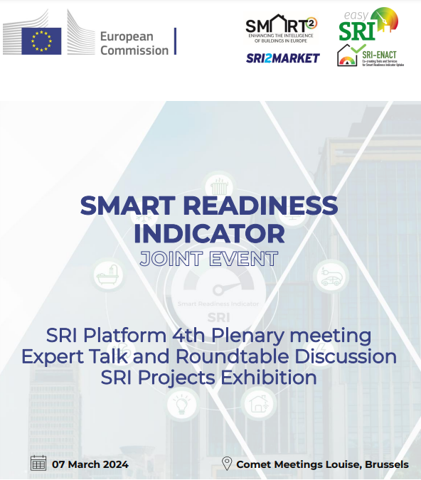 easySRI is participating in #SRI Platform 4th Plenary meeting. The joint event is now taking place in Brussels, focusing on SRI Platform working groups, smart building investments, and assessing building smartness.