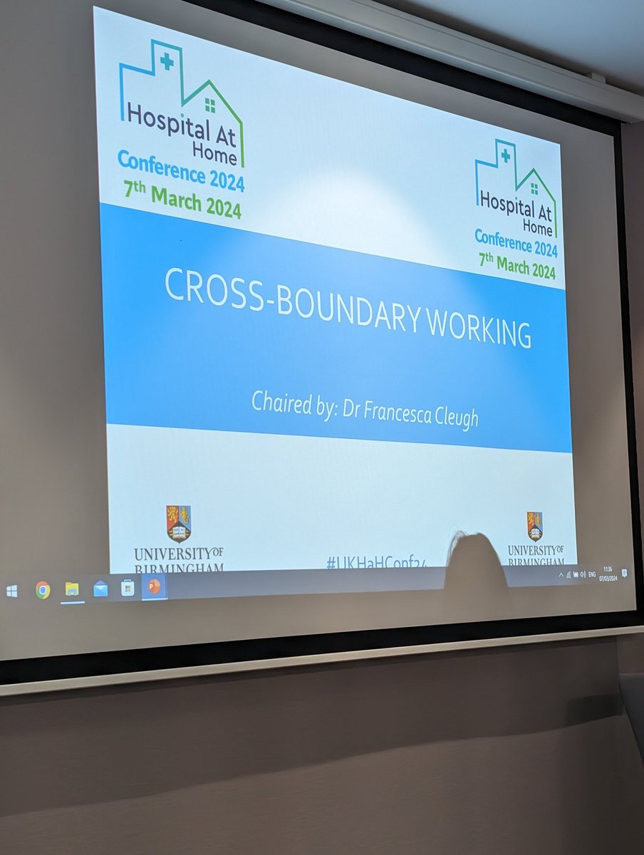 The wonderful Dr Fran Cleugh leading discussions on cross boundary working with Hospital at home