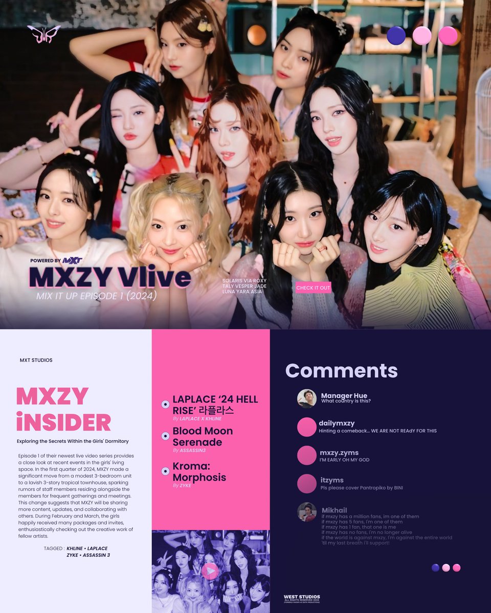⠀⠀⠀⠀⠀⠀⠀⠀
   ❪ ཐིཋྀ ❫ 𝗠𝗫𝗭𝗬 𝗶𝗡𝗦𝗜𝗗𝗘𝗥 𝗣𝗢𝗦𝗧𝗘𝗗  

MXZY Delights Fans with a Chill-Fun Live Stream, Dormitory Stories, and Shares Their Gratitude Towards Fellow Artists.

#MXZY 

⠀⠀⠀⠀⠀⠀⠀⠀