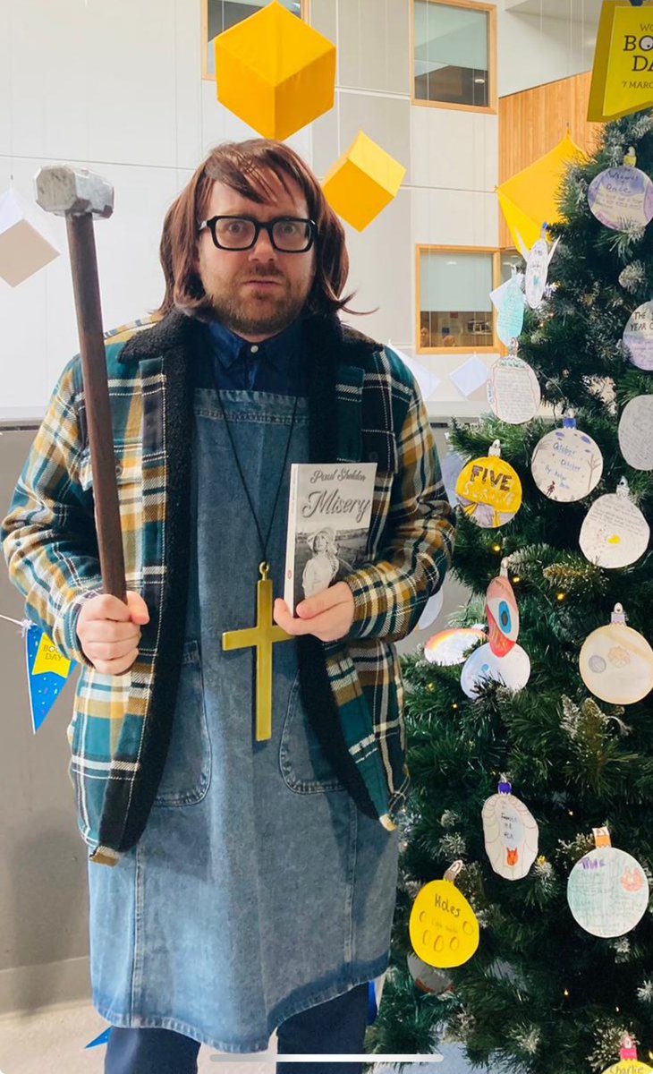 Happy #WorldBookDay from Annie Wilkes! Don’t forget to tell your favourite author today you are their number one fan… <a href="/StephenKing/">Stephen King</a> #Misery