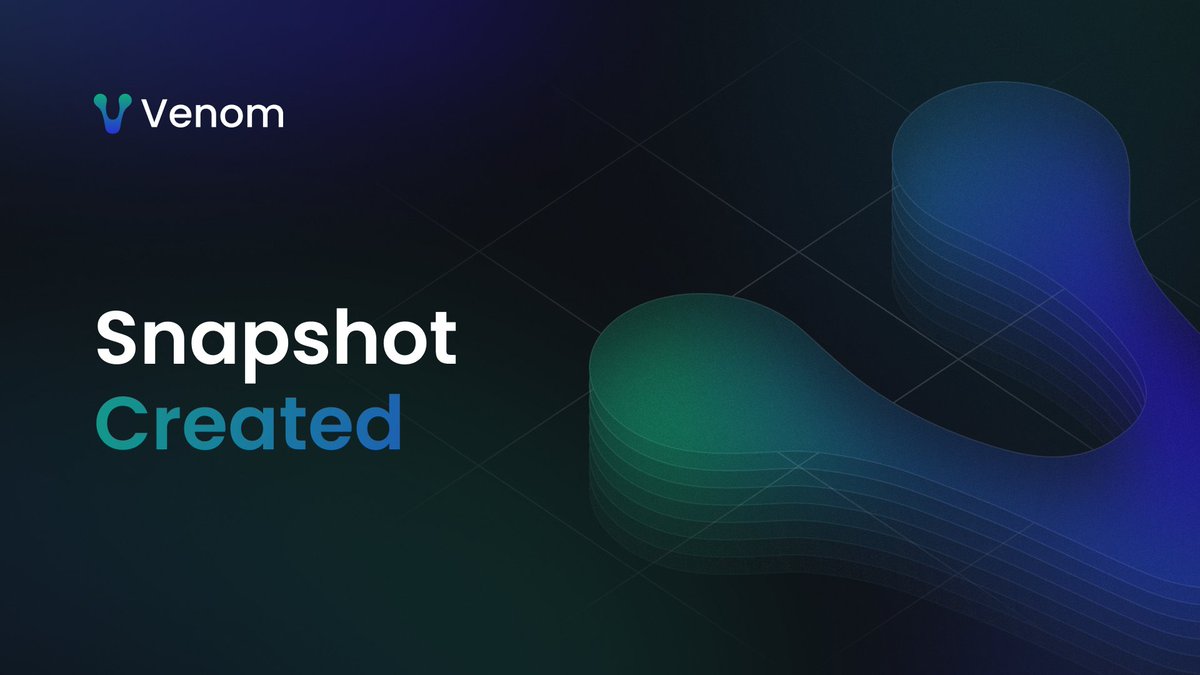 VenomFoundation's tweet image. The Venom Foundation testnet snapshot has been successfully captured. You can still access your personal page, complete the last task, and review all obtained NFTs.
This snapshot serves as a crucial step towards our imminent launch and the team is working diligently to finalize…