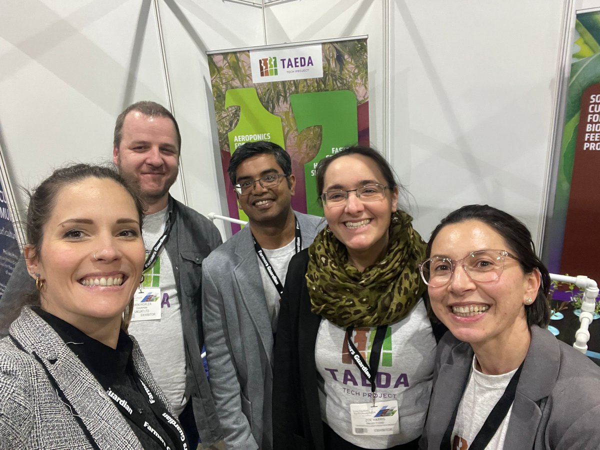 Centre for Environment & Sustainability (@ces_surrey) on Twitter photo Great to have our <a href="/UniOfSurrey/">University of Surrey</a> team representing the <a href="/TAEDATech/">TAEDA Tech Project</a> project led by <a href="/Zoe_M_Harris/">Dr Zoe M Harris</a> with <a href="/UK_UAT/">UK Urban AgriTech (UKUAT)</a> at the <a href="/lowcarbonagri/">Low Carbon Agriculture</a> show, showcasing our innovative #aeroponics technology for #biomass multiplication Great to have our <a href="/UniOfSurrey/">University of Surrey</a> team representing the <a href="/TAEDATech/">TAEDA Tech Project</a> project led by <a href="/Zoe_M_Harris/">Dr Zoe M Harris</a> with <a href="/UK_UAT/">UK Urban AgriTech (UKUAT)</a> at the <a href="/lowcarbonagri/">Low Carbon Agriculture</a> show, showcasing our innovative #aeroponics technology for #biomass multiplication