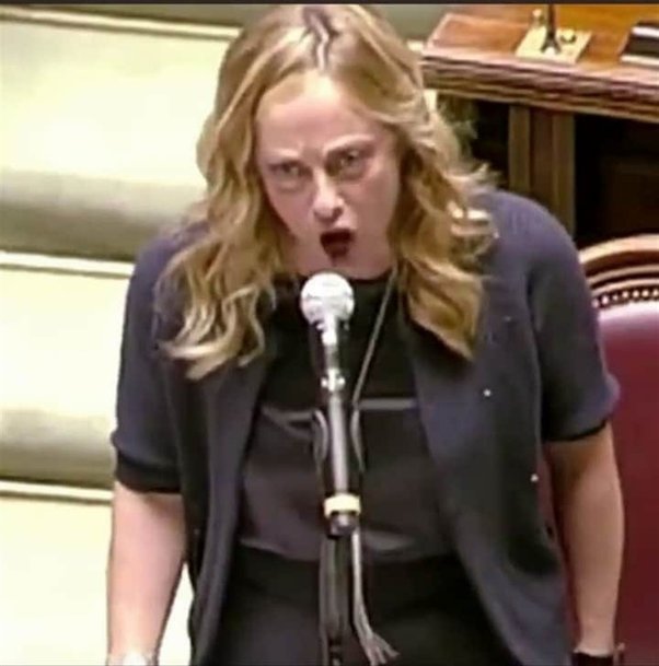 meloni: "c'è un clima che non mi piace, vedo toni che mi ricordano anni molto difficili per l'Italia".
I toni 👇