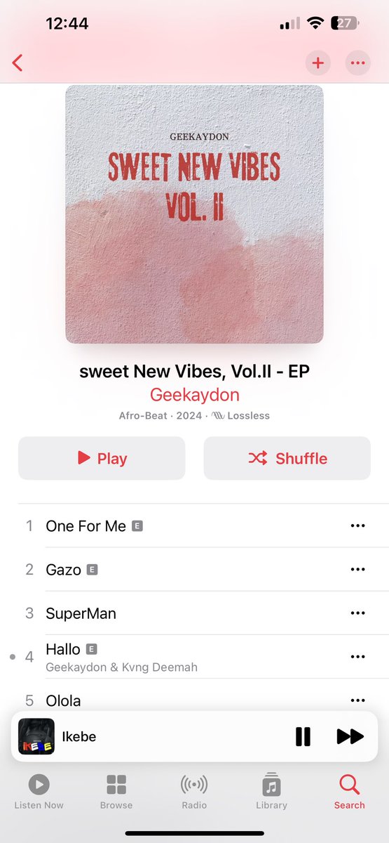 Hi Guys, Listen to my new EP Sweet New vibes volume 2 on Apple Music PLEASE KINDLY REPOST music.apple.com/us/album/sweet…