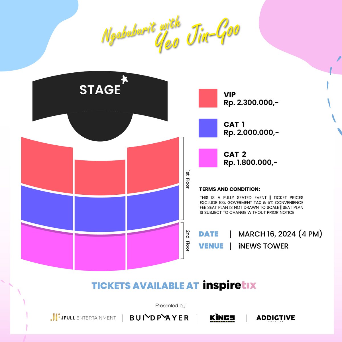 addigtiveid's tweet photo. Indonesian Yeo U!!! Please get ready for The 2024 Yeo Jin Goo Fanmeeting in Jakarta on March 16th at iNEWS Tower! 

📢Only 1000 seats available. 
📢Visit link https://t.co/2OrhI4l5F8
 
#YeoJinGooinJKT #YeoU #FanMeetYeoJinGoo2024 #Addgtive #AddigtiveEntertainment #SailingWithUs https://t.co/zVUBTLywHT