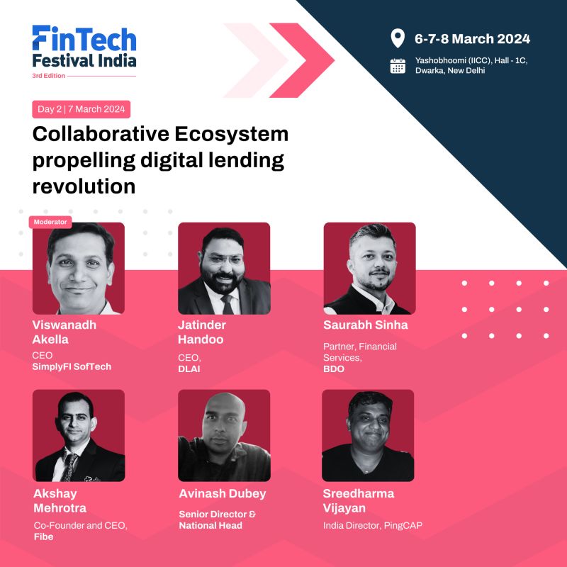 FinTech Festival India (@ffi_fintechfest) on Twitter photo Collaborative Ecosystem propelling digital lending revolution happening today at FinTech Festival India led by Viswanadh Akella, <a href="/SimplyFi_/">SimplyFi</a>, Jatinder HANDOO, @dlai_india, Saurabh Sinha, <a href="/BDOIND/">BDO in INDIA</a>, Akshay Mehrotra, <a href="/FibeIndia/">Fibe.India (Formerly EarlySalary)</a>, Avinash Dubey, <a href="/PayUindia/">PayU India</a> & Sreedharma Vijayan <a href="/PingCAP/">TiDB, powered by PingCAP</a> Collaborative Ecosystem propelling digital lending revolution happening today at FinTech Festival India led by Viswanadh Akella, <a href="/SimplyFi_/">SimplyFi</a>, Jatinder HANDOO, @dlai_india, Saurabh Sinha, <a href="/BDOIND/">BDO in INDIA</a>, Akshay Mehrotra, <a href="/FibeIndia/">Fibe.India (Formerly EarlySalary)</a>, Avinash Dubey, <a href="/PayUindia/">PayU India</a> & Sreedharma Vijayan <a href="/PingCAP/">TiDB, powered by PingCAP</a>