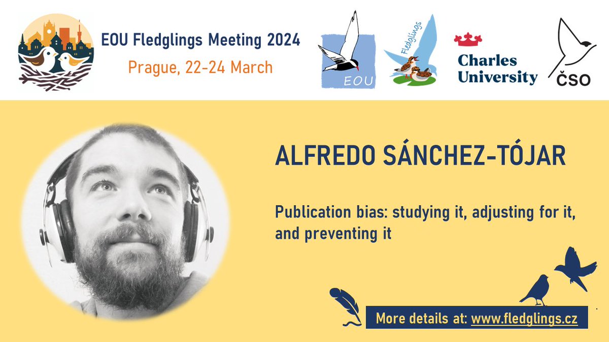 Check out the diverse line-up of KEYNOTE speakers for the upcoming EOU Fledglings Meeting 2024!

Follow our website for more updates: fledglings.cz. 🎉🦉

#ornithology #birds🕊️
