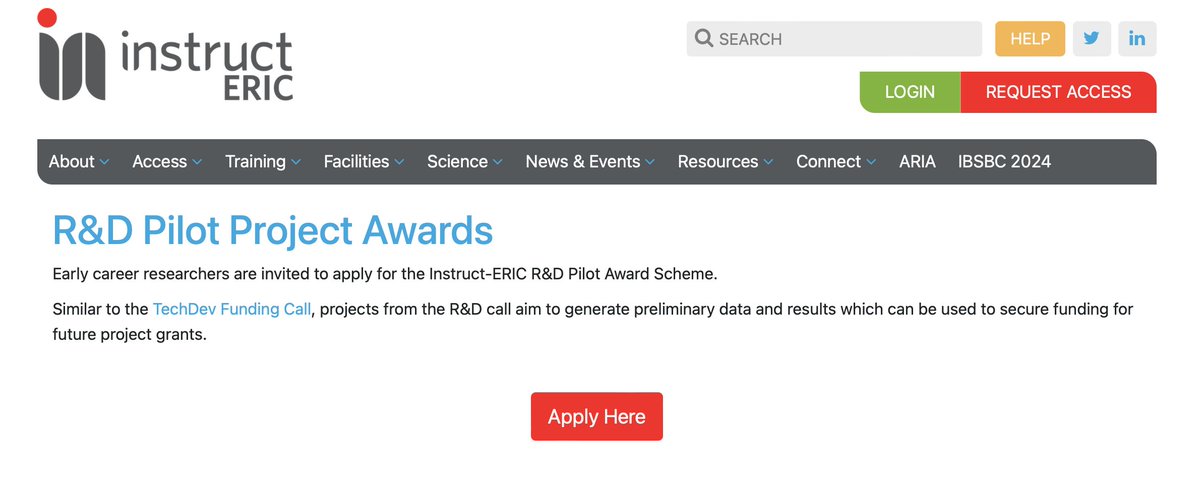 For early career researchers getting their first grant is a crucial step in their career development
<a href="/instructhub/">Instruct-ERIC</a> has been supporting structural biologists in this area for many years
Call now open!