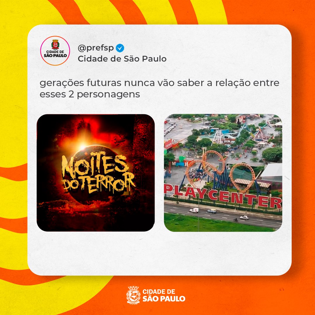 prefsp's tweet photo. Bom dia, éssipê.

Geração Z (estagiário) desafiou o chefe (Millennial) a descobrir memes para essa trend, pode isso? 👀

#SP #SãoPaulo #Drake #Icegurt #Playcenter #90Kids #Anos2000 #CidadedeSãoPaulo #FY #Sorvete #Orelhão #Mappin #PrefeituradeSãoPaulo #LANhouse #AlmaGêmea https://t.co/UuBRaryWxZ