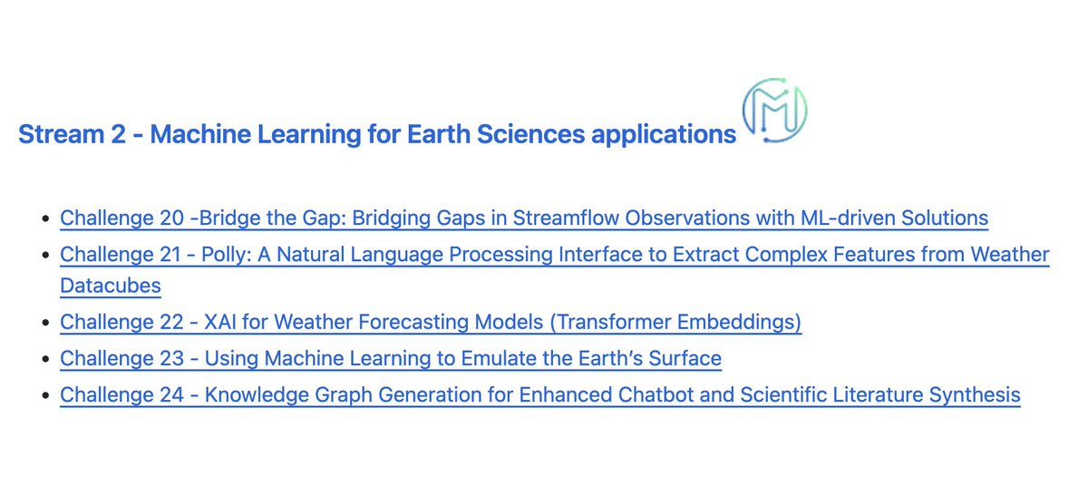 For Stream 2 we are looking for Machine Learning experts willing to apply their expertise to Earth Sciences. 
Wondering how to best present your project? Our dedicated webinars will guide you every step of the way! 
Register👉 lnkd.in/eWqTb6gN

#Code4Earth #MachineLearning