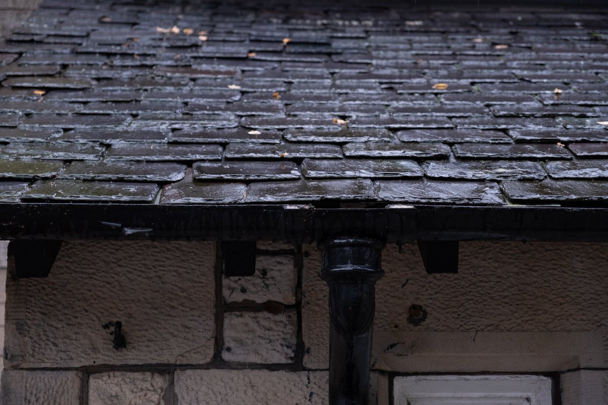 If you have a traditional slate roof and can see into your attic space from the inside, look at the nails. Droplets of water on the nails holding your slates in place means condensation in your loft space. Time to do something about the airflow! 📷Andrew Godfrey