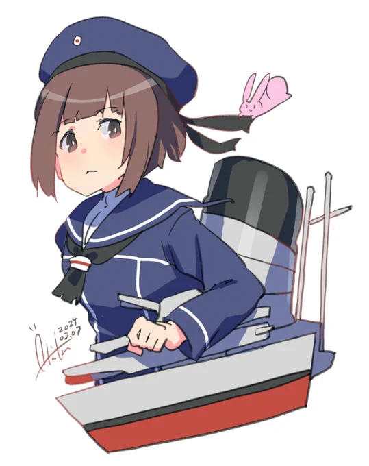マックス『よろしく』#艦これ #Z3#艦これ版深夜の真剣お絵描き60分一本勝負#艦これ版真剣お絵描き60分一本勝負_20240307 