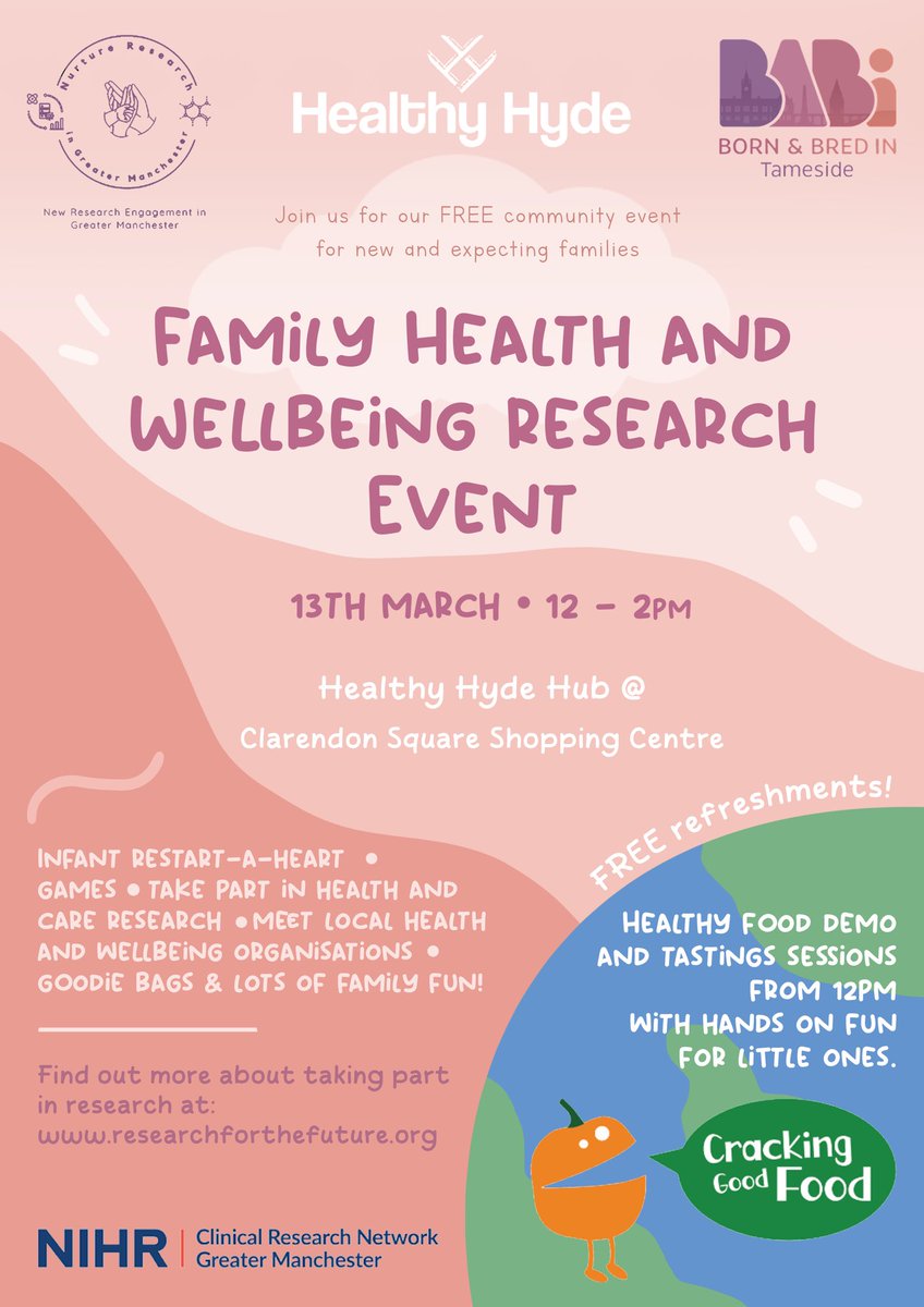 jeanie_egg's tweet photo. Thank you to #mamabreathepregnancyyogatameside 🧘🏼‍♀️ for supporting the @NurtuRE_GM engagement event next week at the Healthy Hyde Hub https://t.co/E9UHT21Izk