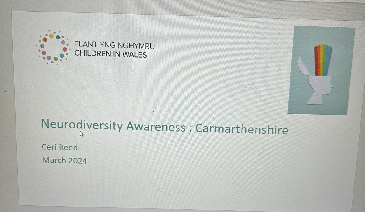 PCamhs's tweet image. Great interactive group in the #Neurodiversity training today with @CarmsCouncil @ChildreninWales 

Talking #ALNReform #Needsled #EarlyHelp #inclusion #wholesystem #NEST #NYTH #strengthfocused #families #relationships
