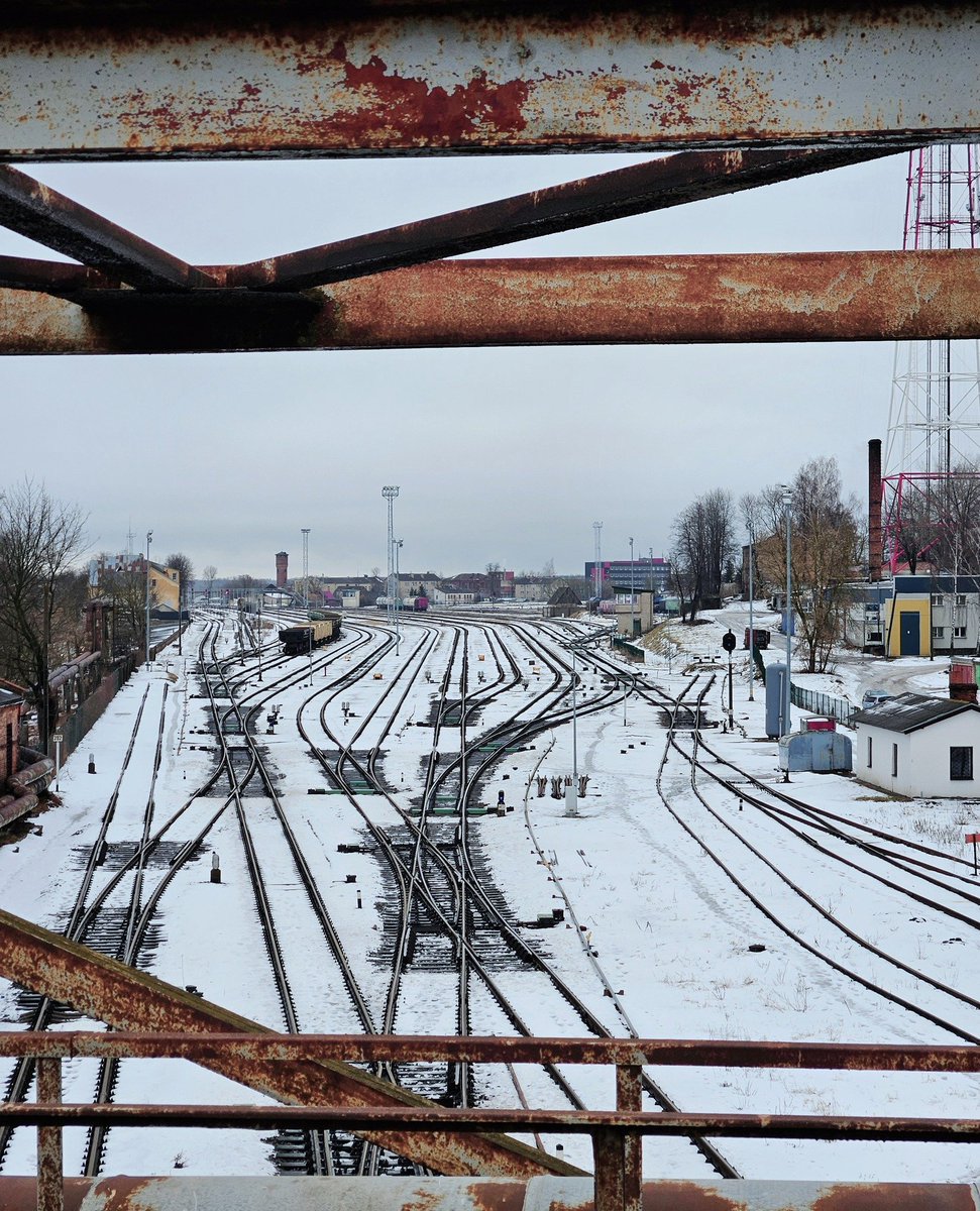 Spring may have come to Bristol, but our Year Abroad students in Latvia are still in the grip of winter! Our student Maeve, currently in Daugavapils, sent us this evocative photograph of the railway tracks, as seen from 18th November Street.