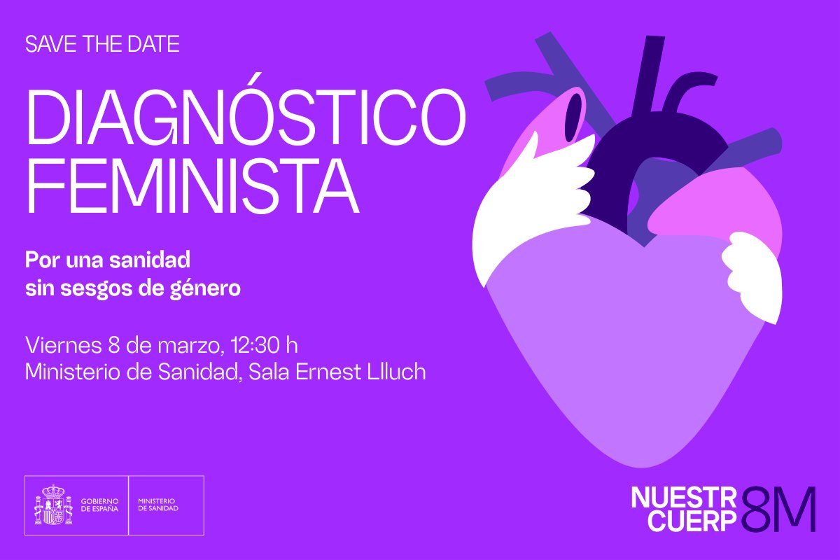 twitamit_es's tweet photo. Mañana, 8M, nuestra @serranoaullo, socia de AMIT y médica hepatóloga, participa, junto a la ministra de Sanidad, @Monica_Garcia_G, y a la directora del Observatorio de la Salud de las Mujeres en una mesa redonda para hablar de sesgos de género en la salud 💜⚕️ https://t.co/dTEtsuOXWv