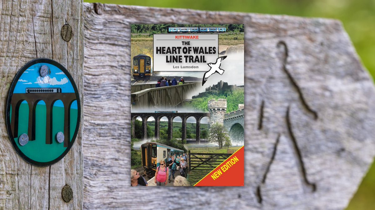 Happy #WorldBookDay 📚 What better book to read than The Heart of Wales Line Trail #GuideBook, written by Les Lumsdon, one of the founders of this incredibly scenic long-distance #WalkingTrail #Trail #RailToTrail #HeartWalesTrail