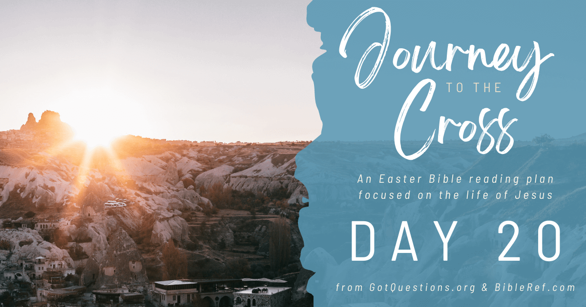 gotquestions's tweet photo. Continue to journey toward the cross with us by focusing on the life of Jesus Christ each day until Resurrection Day! Today's Bible Reading can be accessed here: https://t.co/euA1zwKD3E
#EasterReadingPlan #GotQuestions #BibleRef https://t.co/PrDyziOJDC