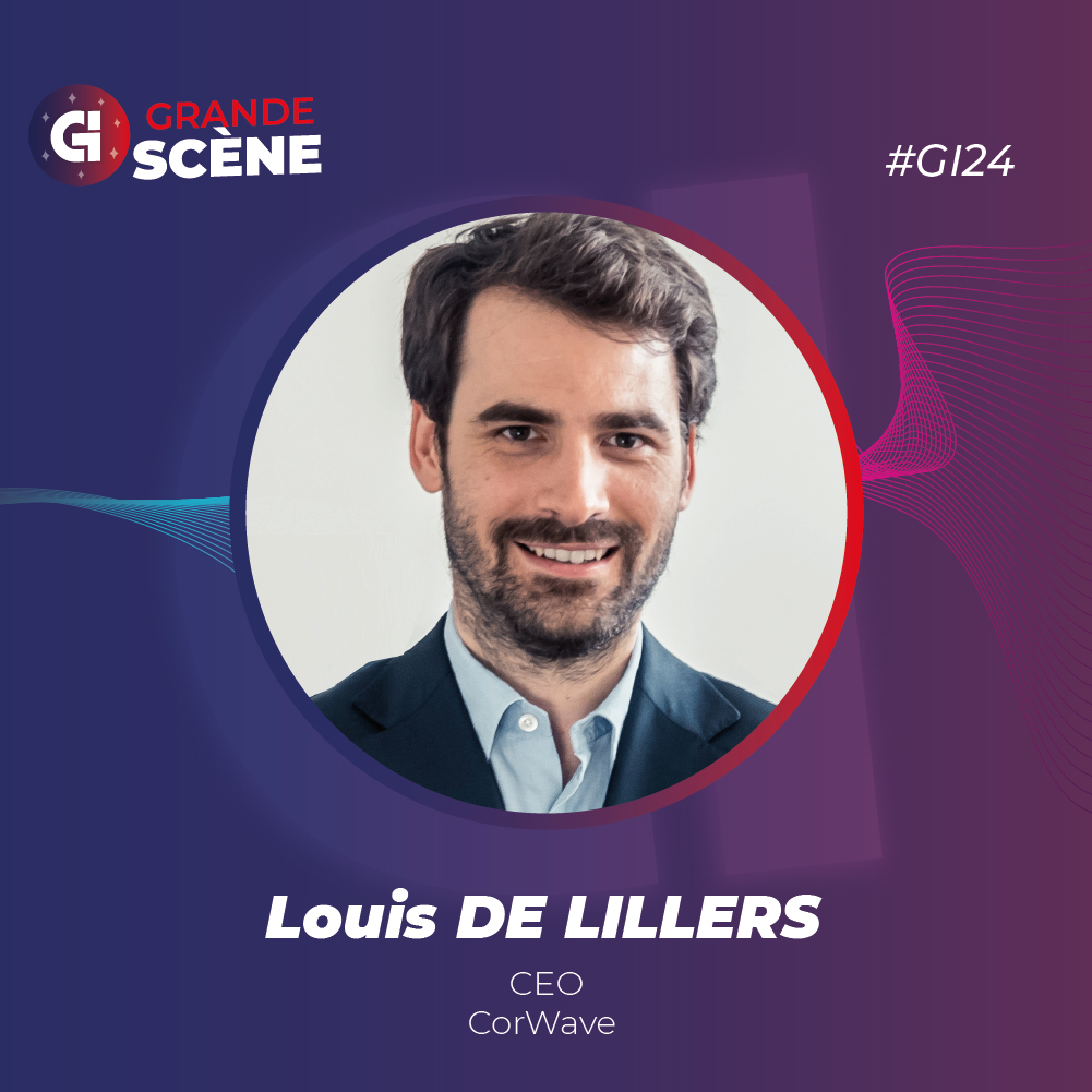 L'innovation au cœur de #GI24 avec des parcours inspirants. Louis De Lillers, CEO de Corwave sera sur la #GrandeScene 🙏