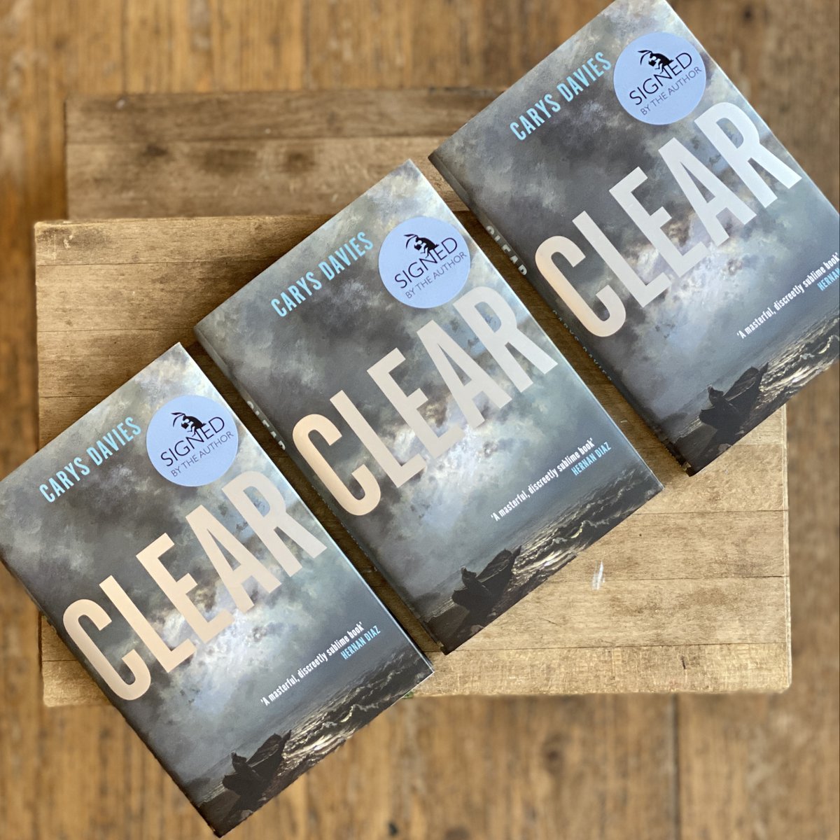 Happy publication day to #CarysDavies and her new novel #Clear. We are very excited to be hosting Carys for an event on Wed 20th March, book tickets here: ticketsource.co.uk/mainstreettrad…