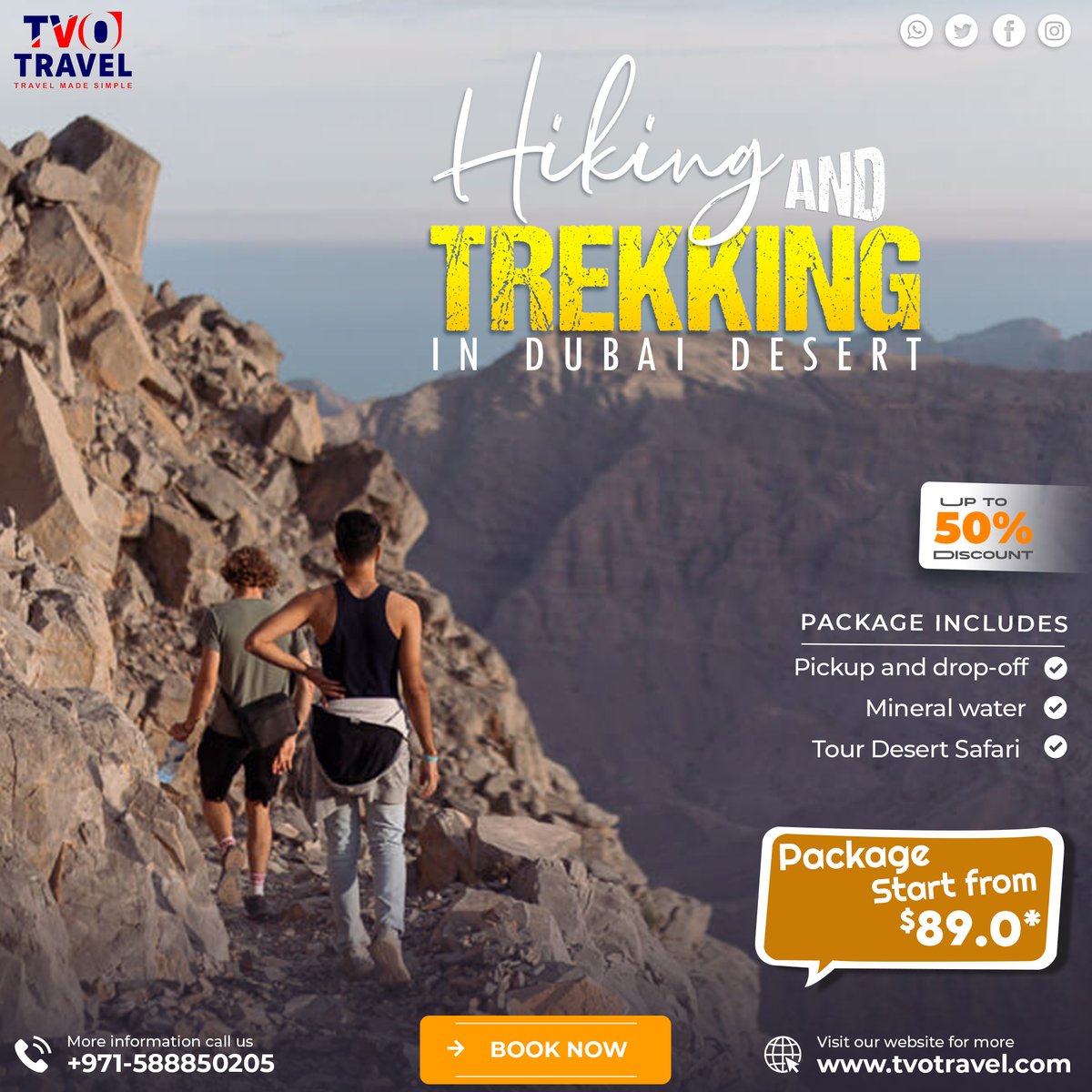TvoTravel's tweet photo. Discover Dubai's Desert Beauty with TVO Travel's Hiking Packages

https://t.co/JllONV51LM
#dubaihiking #deserttrekking #adventureindubai #ExploreTheDesert #tvotravel #DesertAdventure #DubaiExploration #naturetrail #hikingexcursion https://t.co/MbyN56IVDz