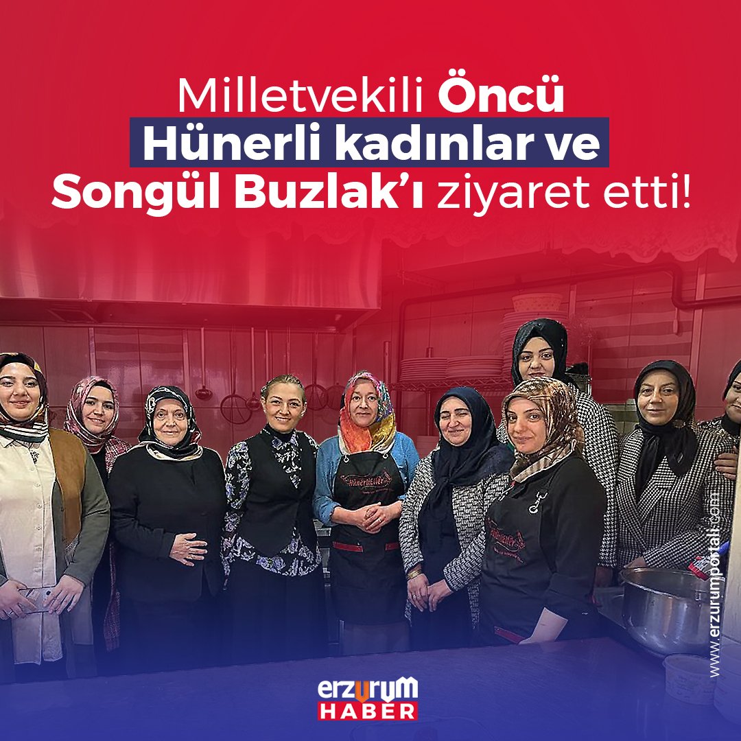 ErzurumPortali's tweet photo. 👉Milletvekili Öncü Hünerli kadınlar ve Songül Buzlak’ı ziyaret etti!

📝Ak Parti Erzurum Milletvekili Fatma Öncü sosyal medya hesabından yaptığı paylaşımda, “ “Hünerli Eller”, kadın emeğinin buluştuğu örnek bir proje. Kadın kooperatiflerini ve girişimci kadınları üretime teşvik eden projelerde emeği geçen herkese teşekkürlerimi sunuyorum” dedi.

@avfatmaoncu
@HunerliEller3

#erzurumportalihaber #erzurumhaber #erzurum #hünerlieller #fatmaöncü #songülbuzlak