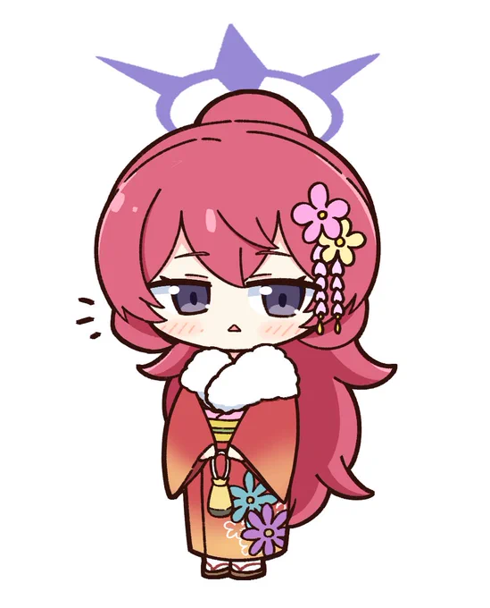 正月イロハ待ってる#ブルアカ 