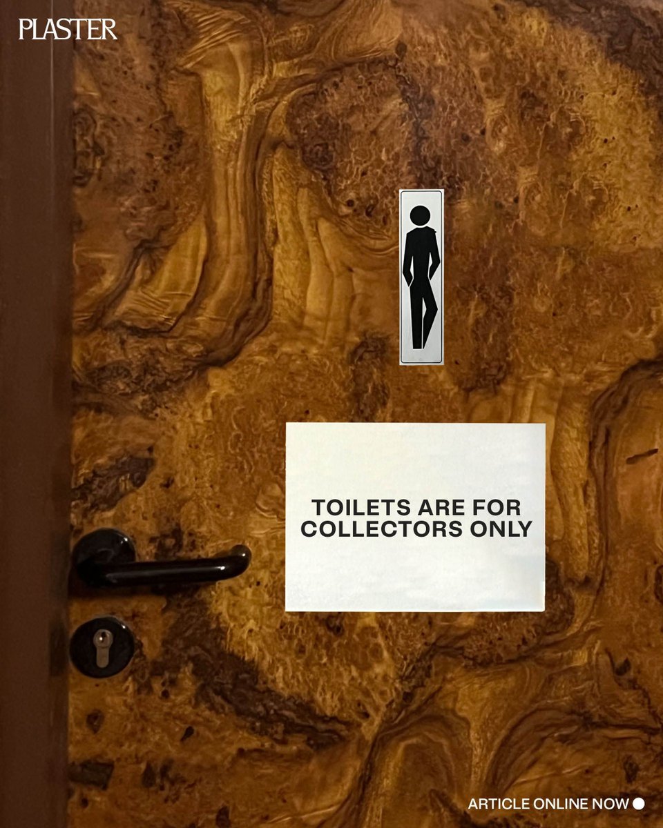 When nature calls, will art galleries offer up their loos? We sent our Plaster Private Eye undercover to find out. Turns out, Mayfair is no country for weak bladders...

#gagosian #sadiecoles #davidzwirner #thaddaeusropac #richardsaltoun #maxhetzler #whitecube #hauserandwirth