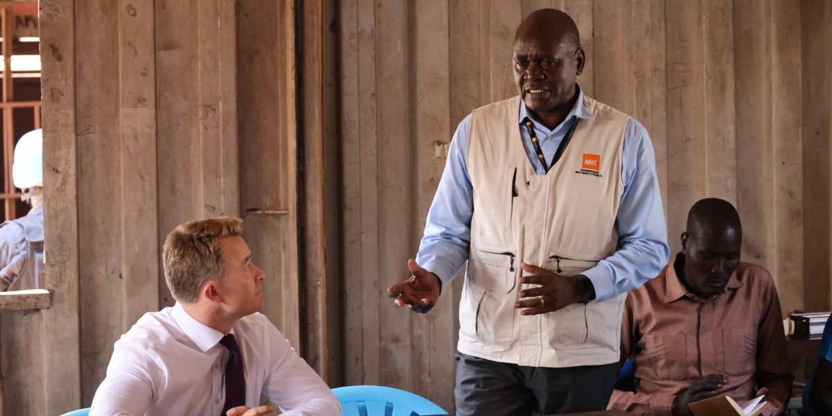 #SouthSudan: Internally displaced families in Juba camp shared their struggles & need for basic services with Norwegian Deputy FM @akravik79 & @NorwayAmbSSudan. Since 2013, we've provided education, legal aid, water & sanitation. Thanks to @noradno @EUinSouthSudan @sida @UNICEF