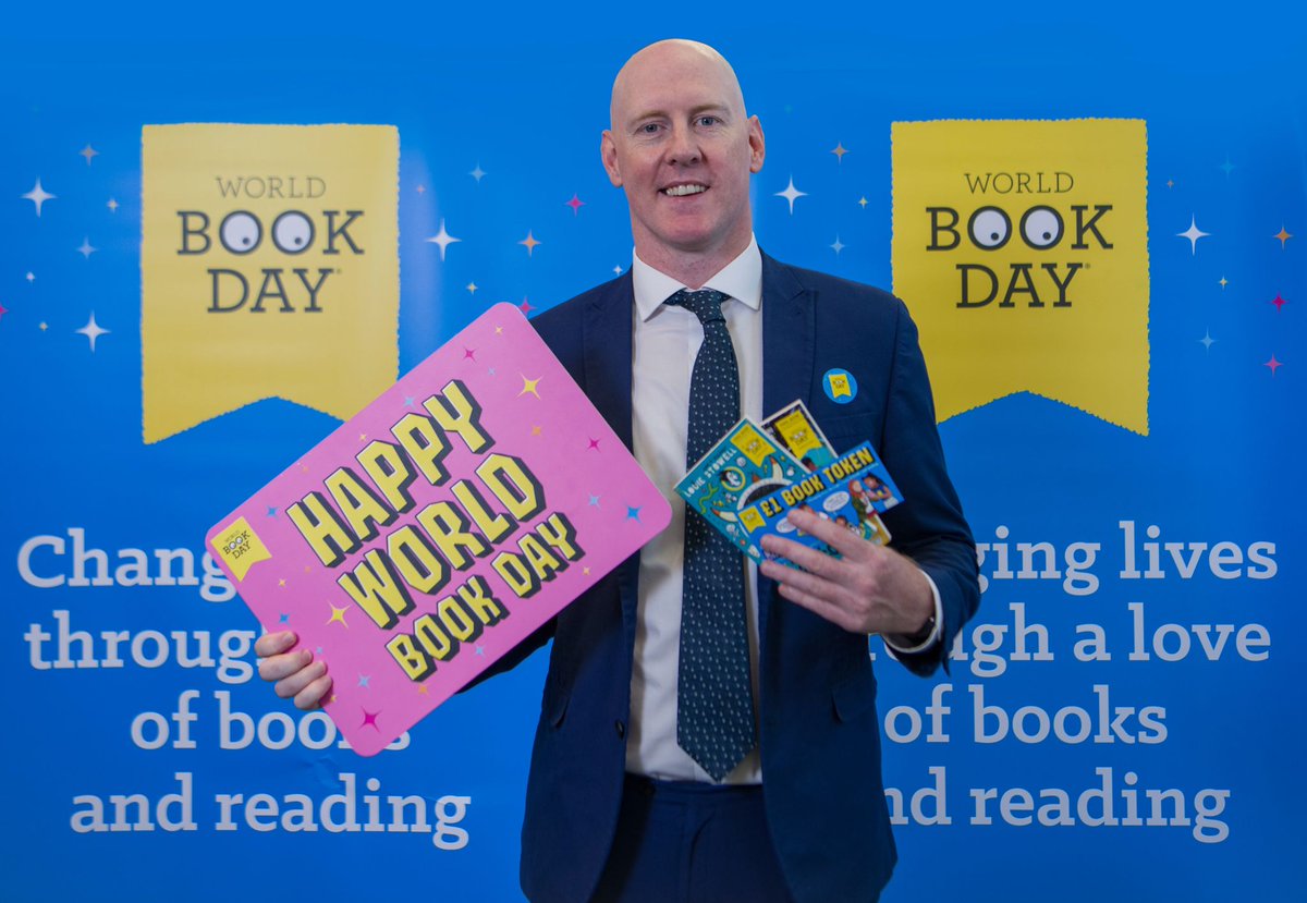 Thanks to our fantastic teachers and a focus on reading, our primary school children are now the 4th best readers in the world. I was a big reader as a child and a teen and I think it helps you a lot in later life! Happy to support and promote #WorldBookDay2024 📚