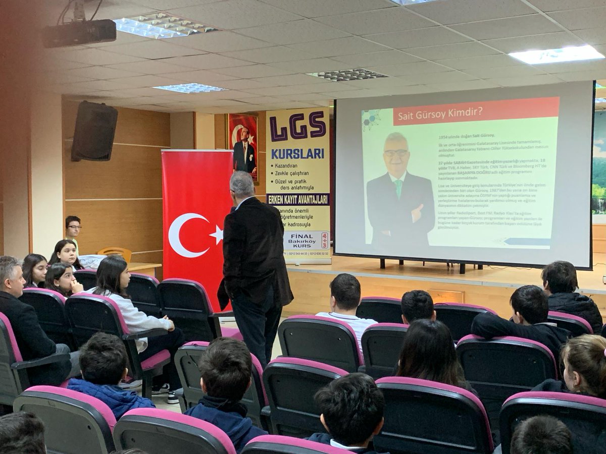finalbakirkoy4's tweet photo. Sait Gürsoy ile beraber okulları gezerek öğrencileri bilgilendiriyoruz. https://t.co/4RqOleIXr4