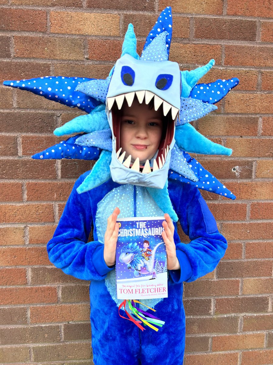 kimjDavis90's tweet photo. #WorldBookDay2024 my Christmasasurus. @Mayflower_MCA @pennypetersMCA https://t.co/ykH8RFt1j5