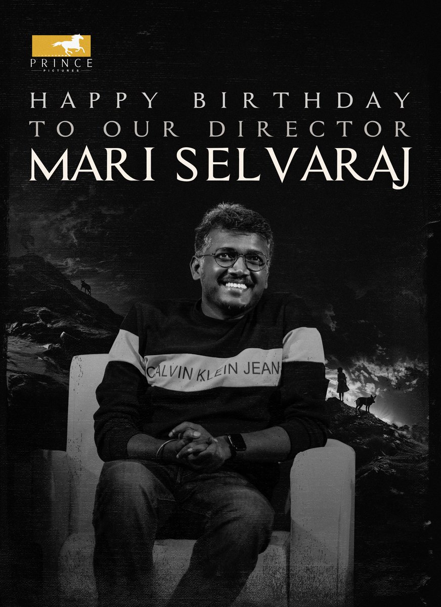 We at @Prince_Pictures wish our director @mari_selvaraj a very happy birthday. @lakku76 @venkatavmedia