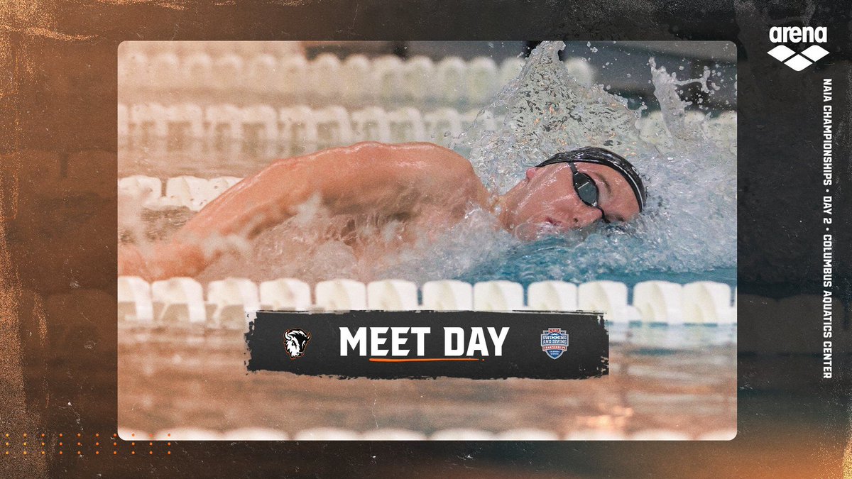 🌊It's an NAIA National Championship MEET DAY! Swimming continues at the NAIA National Championships! #BuffStrong🦬 Live coverage: bit.ly/3Tlb7Fv