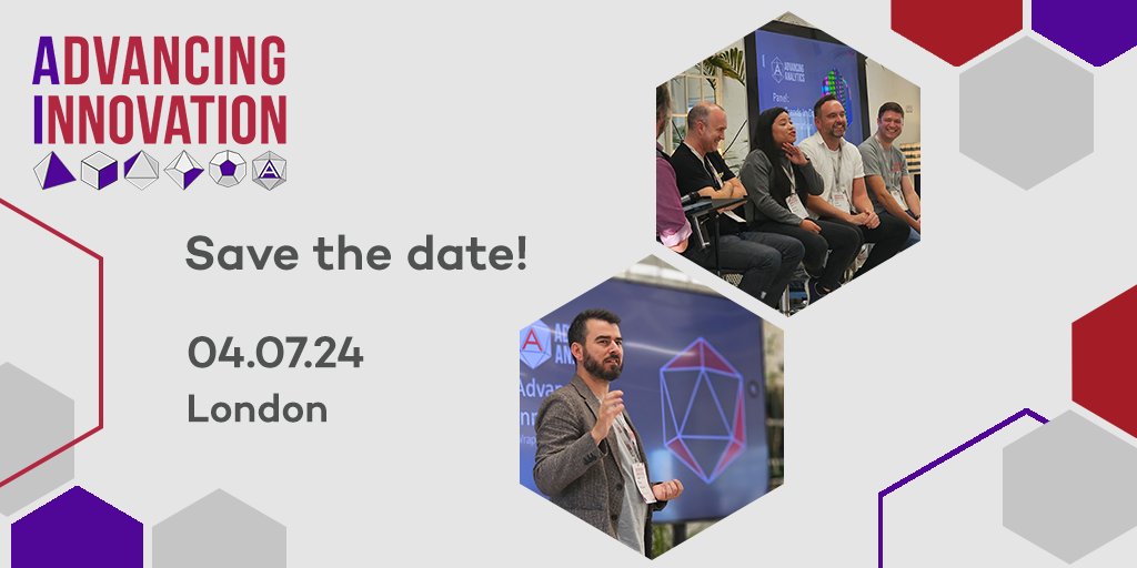 Advancing Innovation is back for another year on July 4th. We'll explore the business value of #GenAI, dig deeper into #DataCulture and #DataProducts, and share our insights on #IntelligentDataPlatforms.
Watch this space - you'll be able to register your interest soon! 🤓