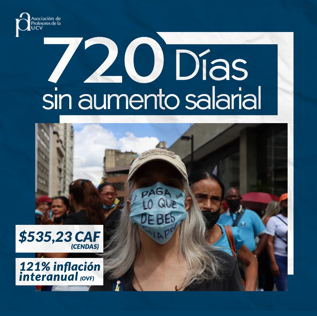 APUCV's tweet photo. #UCV #Profesores #Venezuela #SalariosDignosYa #BonoNoEsSalario  #7Marzo https://t.co/fznX1Q011l