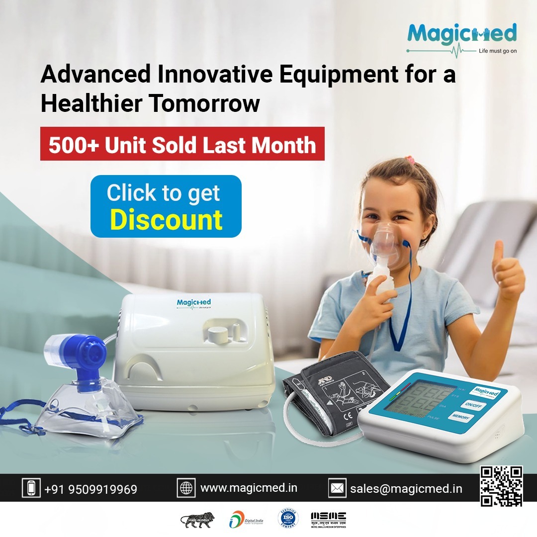magicmed24's tweet photo. Take Care of Your Health with MagicMed's Reliable Medical Equipment and Stay Healthy Always.
#Magicmed #bpmonitor #nebulizer #medicalequipment #steyhealthy❤️
Order with us today
9509919969
sales@magicmed.in https://t.co/LCjp9hGoe3