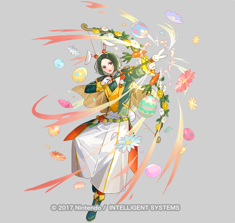 tobi505050's tweet photo. ファイアーエムブレムヒーローズにて「春眠の徒 リンハルト」のイラストを制作させていただきました。よろしくお願いいたします～🐰🥚
#FEヒーローズ #FEH #FEHeroes https://t.co/DfSaVhLQ6s