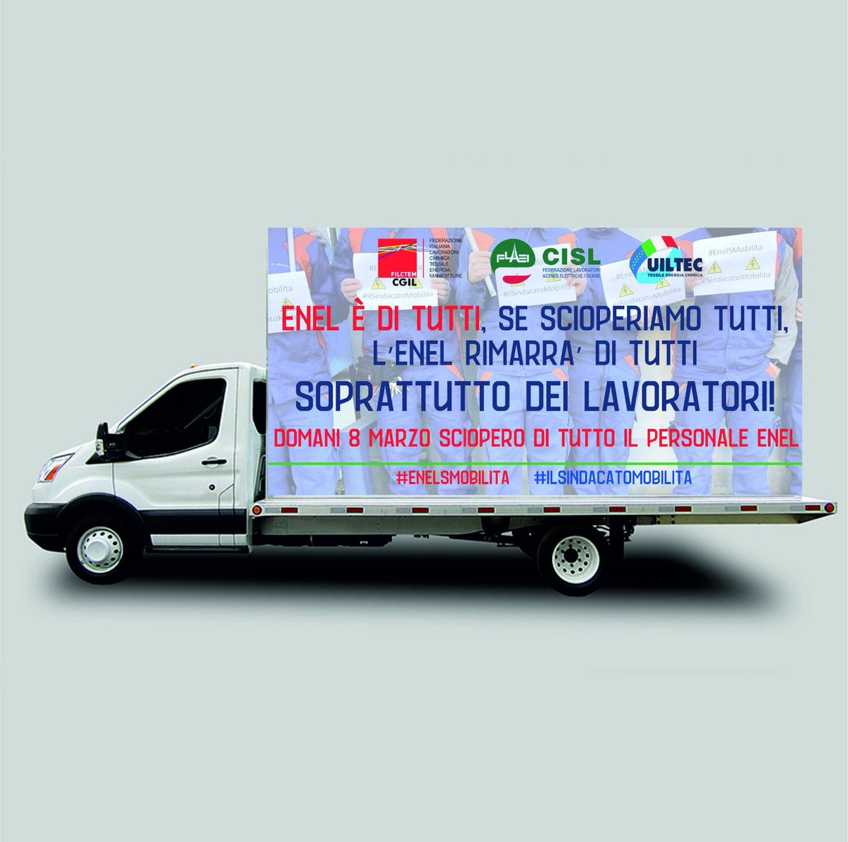 flaeifvg's tweet photo. #EnelSmobilita #ilSindacatoMobilita
#enel #8marzo2024 #strike #sciopero https://t.co/klMcFluUmu