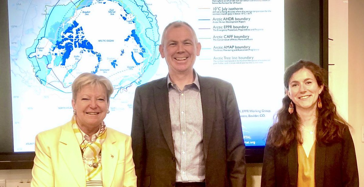 “The changing #Arctic - Why does it matter?” Because of the dramatic impact of #ClimateChange, of new but challenging economic opportunities, and major geopolitical & security implications, affecting us all. Great joint panel debate @WolfsonCam & @scottpolar at @Cambridge_Uni