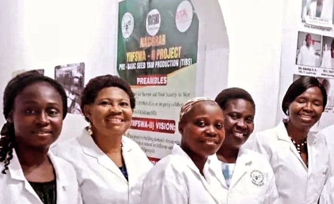 The role being played by women globally in research for development &amp; innovative solutions is enormous. As we celebrate International Day for Women globally, I celebrate the dedication &amp; passion of women in Tissue Culture Unit, Biotechnology Dept, NACGRAB (NBRDA) Ibadan, Nigeria